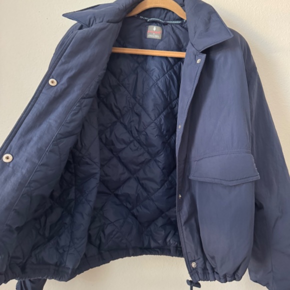 Free People FP MOVEMENT Off The Bleachers Coaches Jacket Midnight Navy Size S - Picture 6 of 10